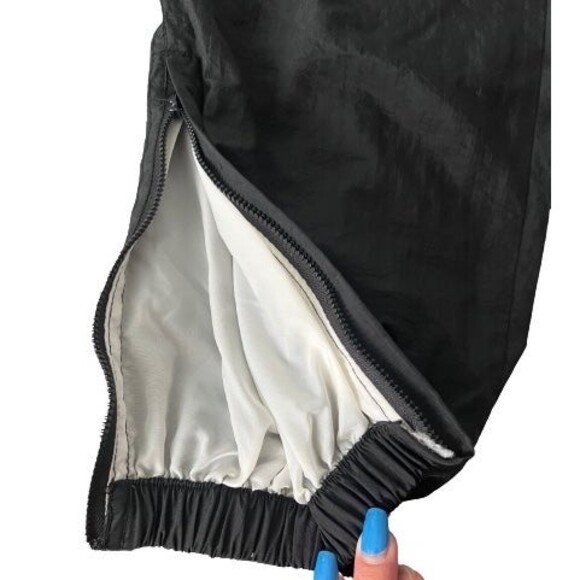 MV Sport Vintage‎ 90s Women Black Lined Track Pants with Zipper Medium - Picture 4 of 7